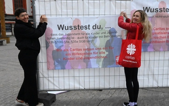 Protestaktion zum europäischen Tag der Gleichstellung für Menschen mit Behinderung